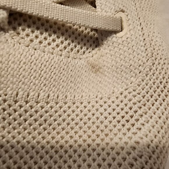 Size 9 Peter Millar Luxury Ivory Knit Upper Athletic Shoes VG Condition! No Box - Picture 5 of 11